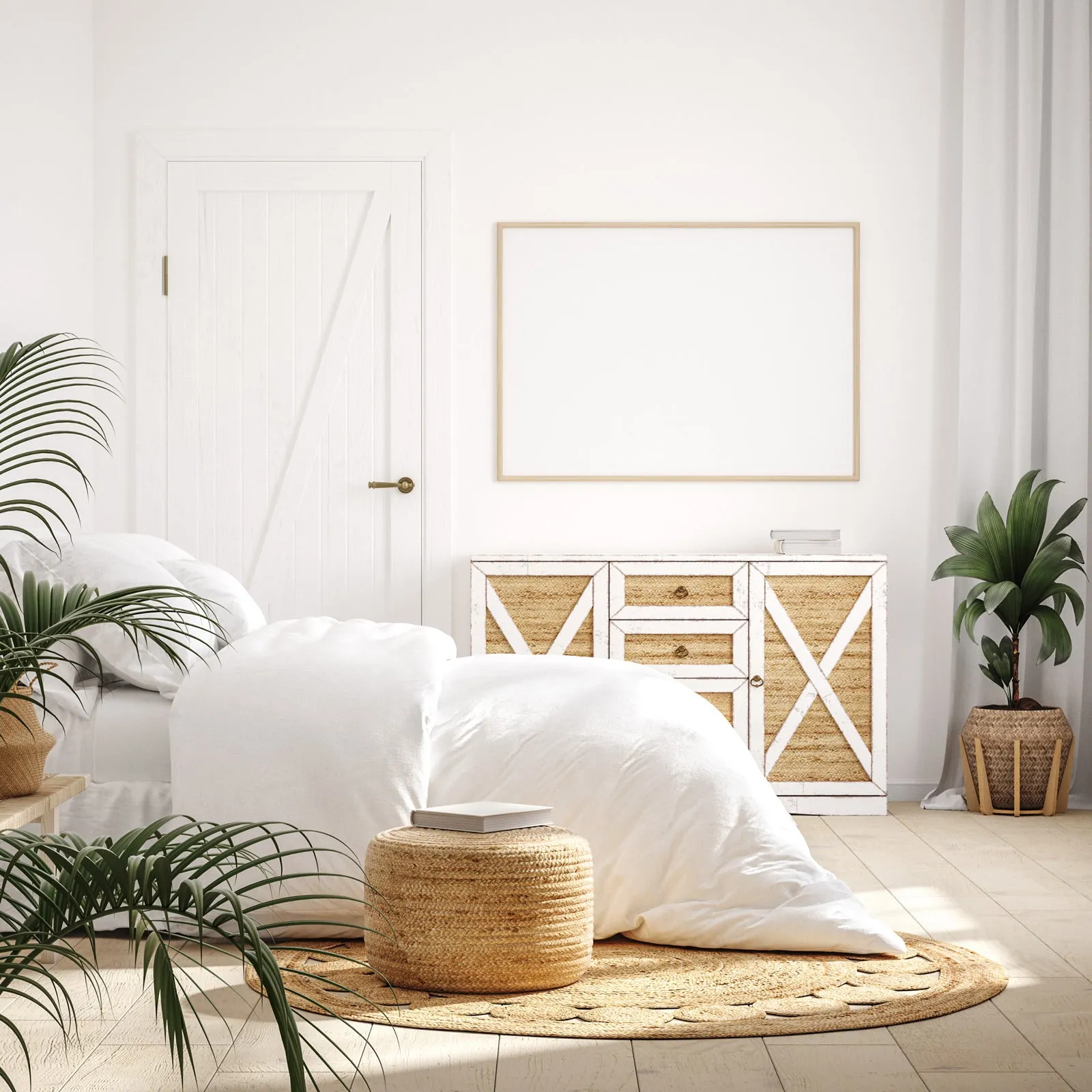 1000 Thread Count Bamboo Cotton Sheet & Quilt Cover Complete Set | King - White