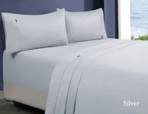1000TC Egyptian Cotton Sheet Set | 1 Queen | Silver