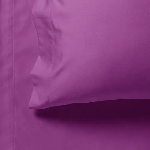 1000TC Ultra Soft Bed Sheet Set | King Size | Purple | Flat & Fitted