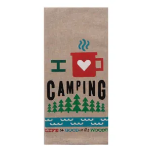 Camping Tea Towel