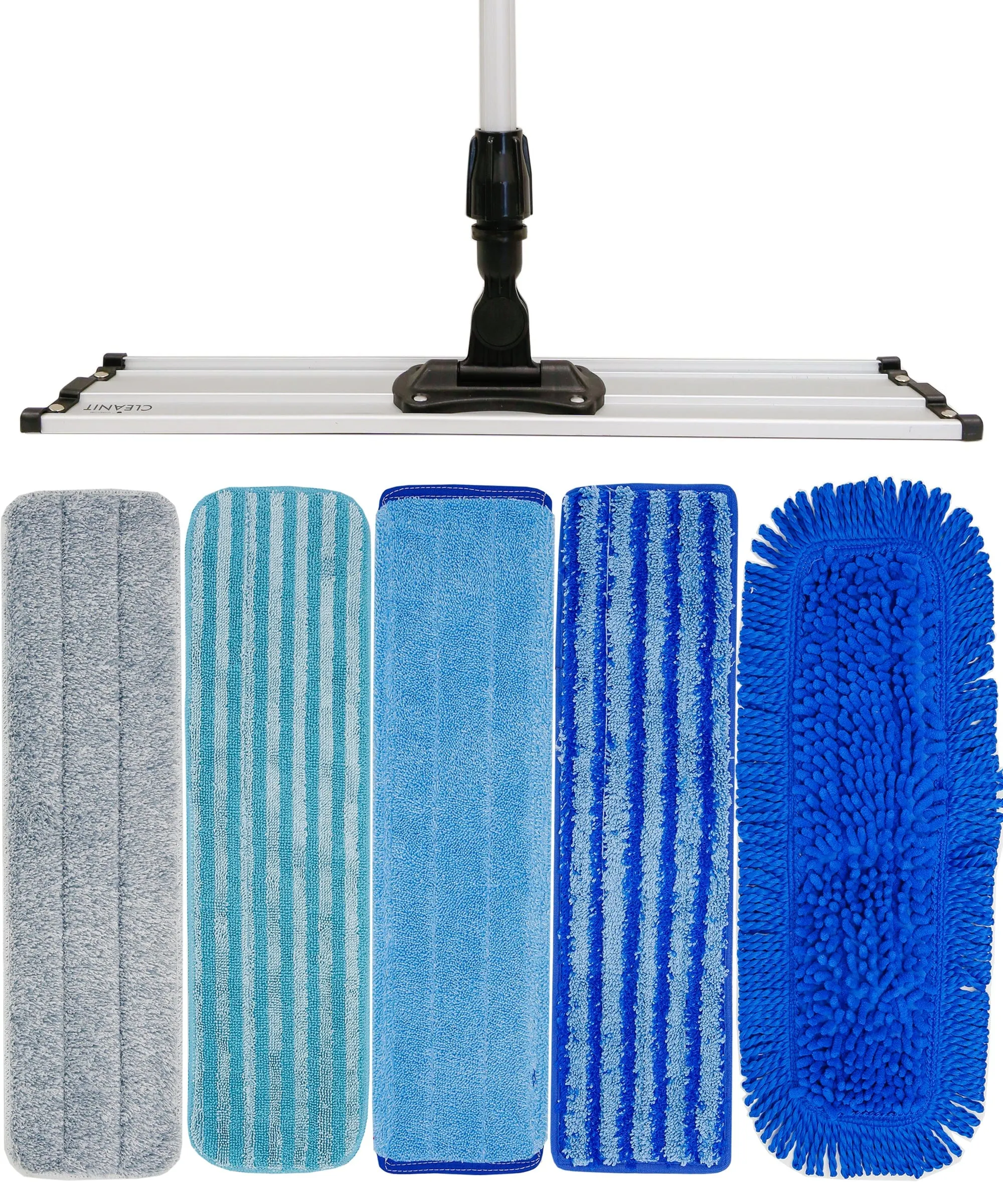 Don Aslett 24" Professional Strength XL Microfiber Mop Bundle