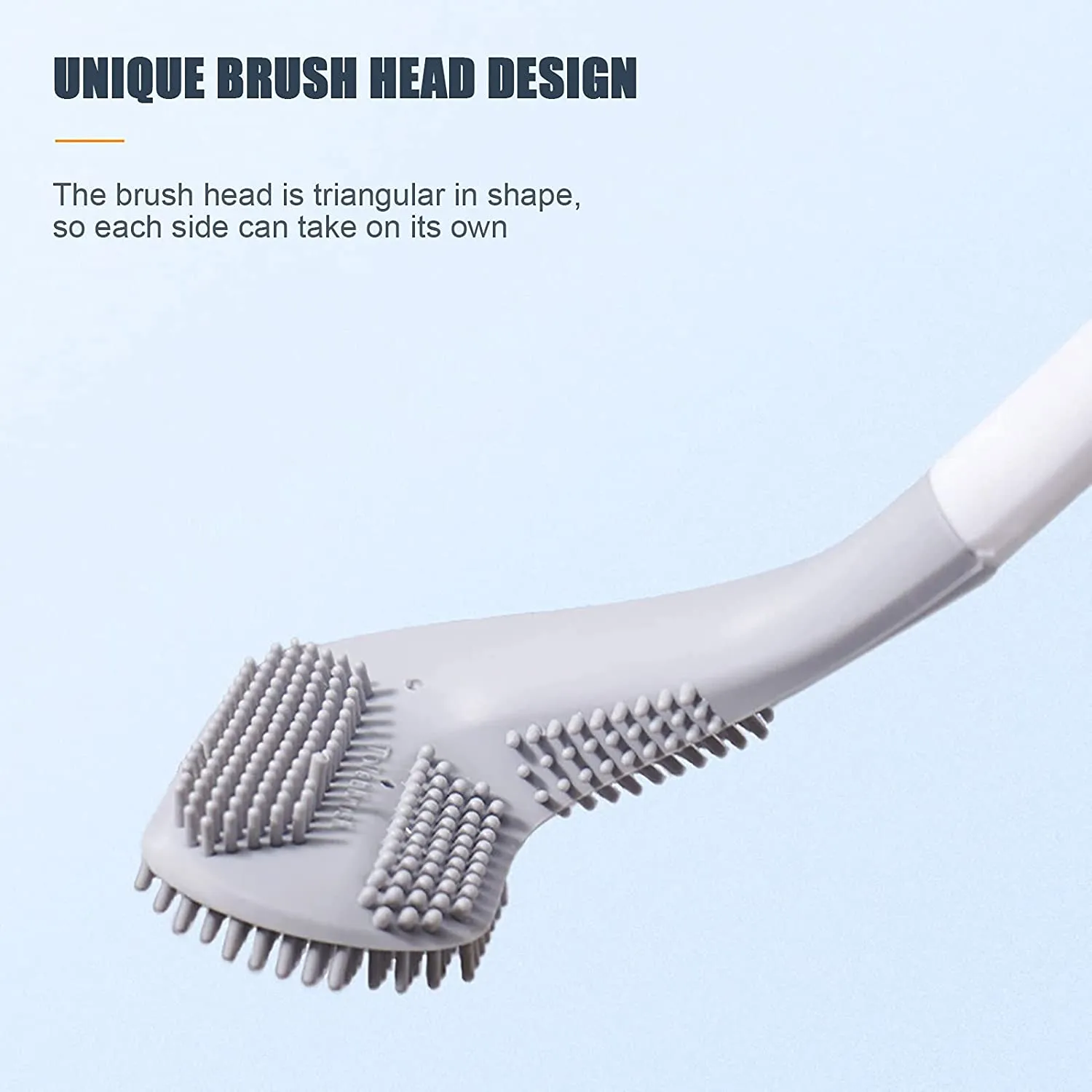Golf Toilet Cleaner Brush  & Magic Sticker Holder