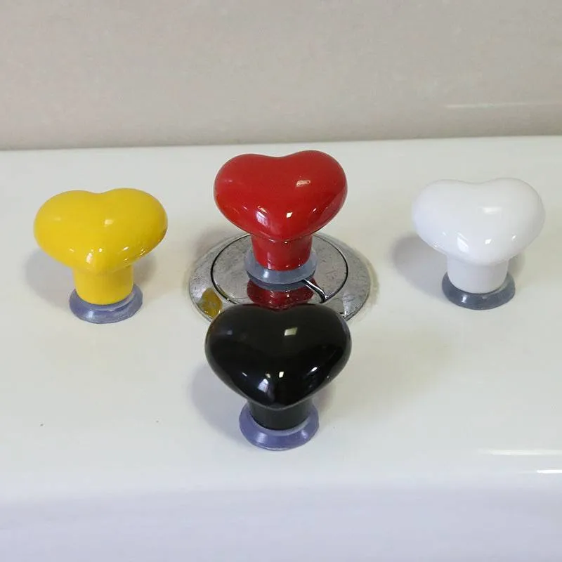 Heart Shape Toilet Press Button