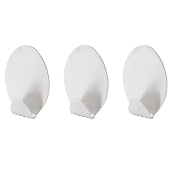 Heavy Duty Self Adhesive Hook Sticky (Pack of 3)