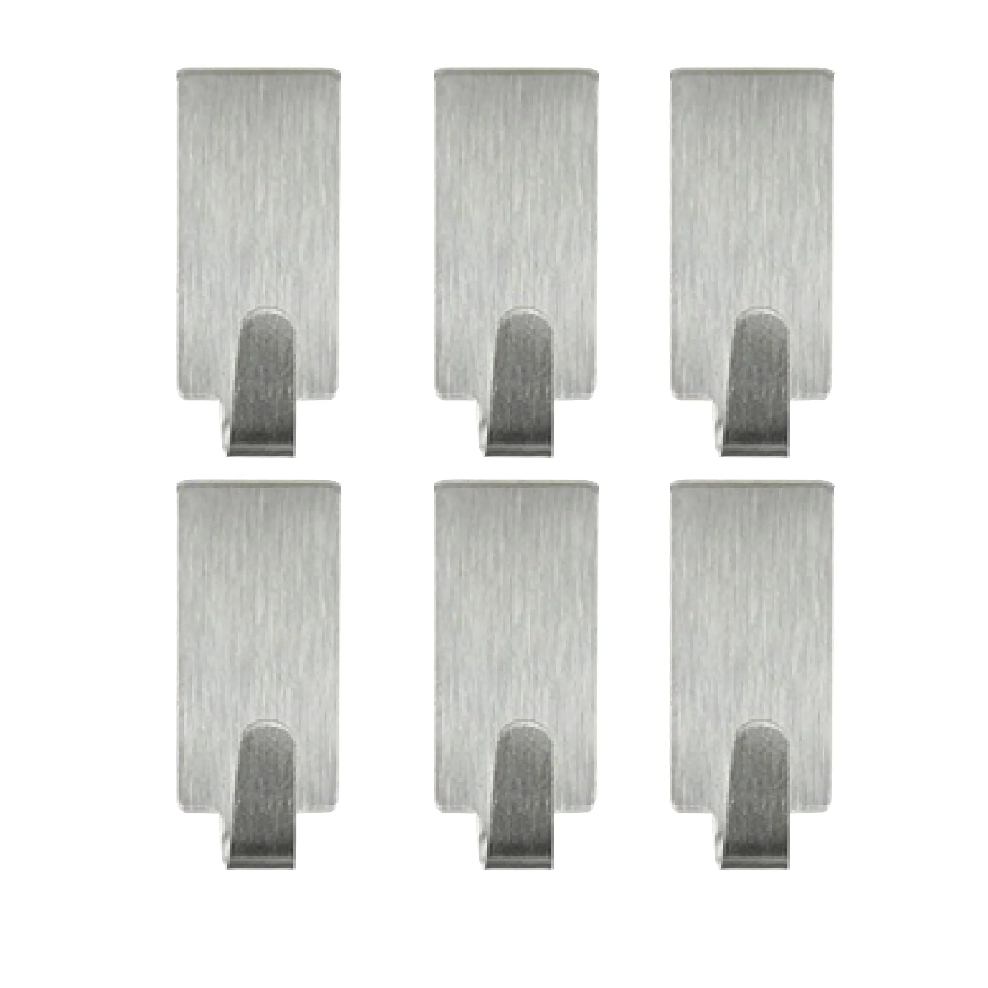 Heavy Duty Self Adhesive Hook Sticky (Pack of 6)
