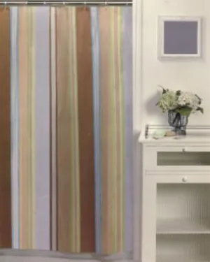 Hyannis Stripe Fabric Shower Curtain