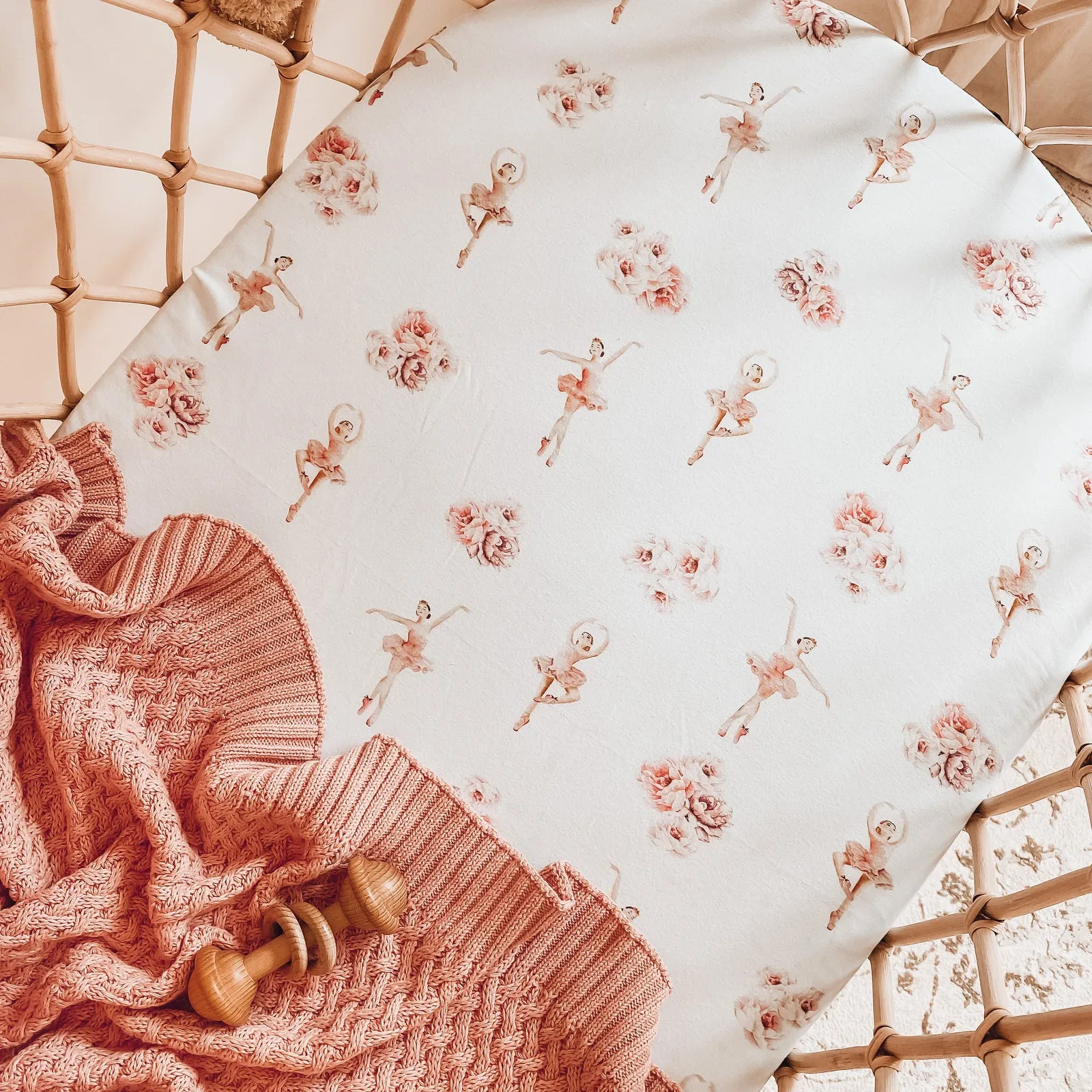 Jersey Nursery Linen - Ballerina