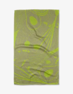 Kitchen Tea Towel - Neon Harvest