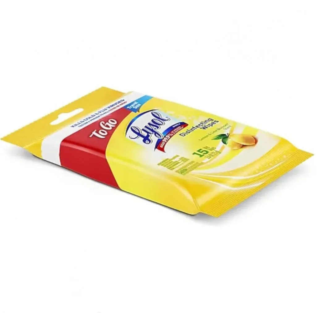 Lysol Disinfecting Wipes to-Go Pack15 Wipes
