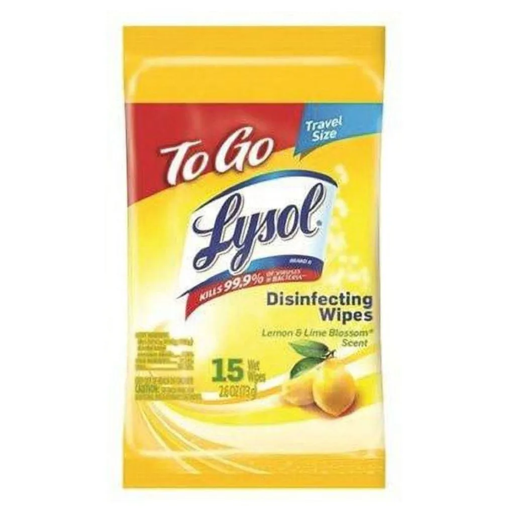 Lysol Disinfecting Wipes to-Go Pack15 Wipes