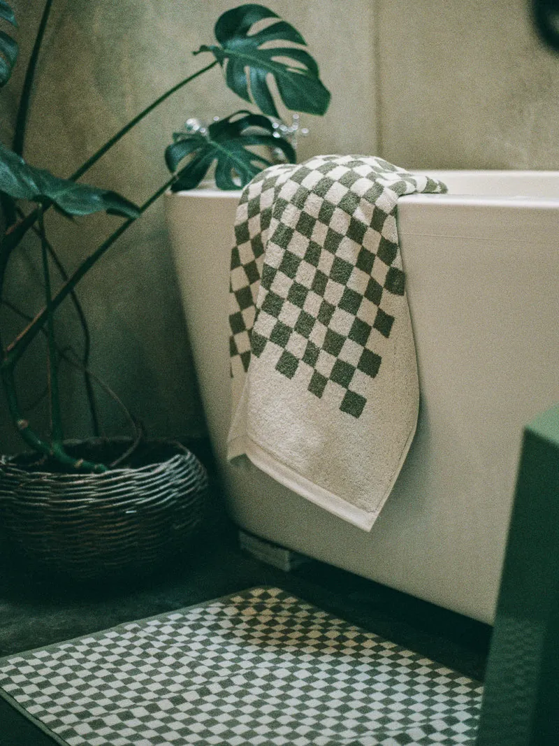 Roman Pool Towel - Sage / Chalk