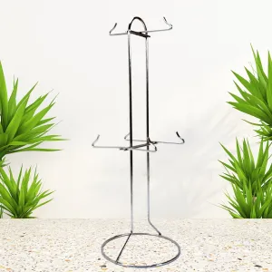 Stainless Steel Kitchen Size Cup Stand Steel Cup Stand  with 6 Hooks for Cups
